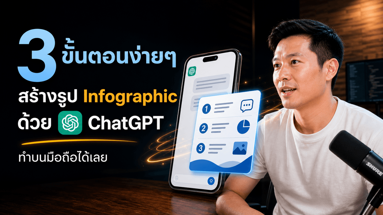 3 ขั้นตอนง่ายๆ ใช้ ChatGPT วางแผน + ทำสรุปเป็นรูป ไม่ต้องสั่งละเอียดก็ได้ภาพสรุปดีๆ ได้