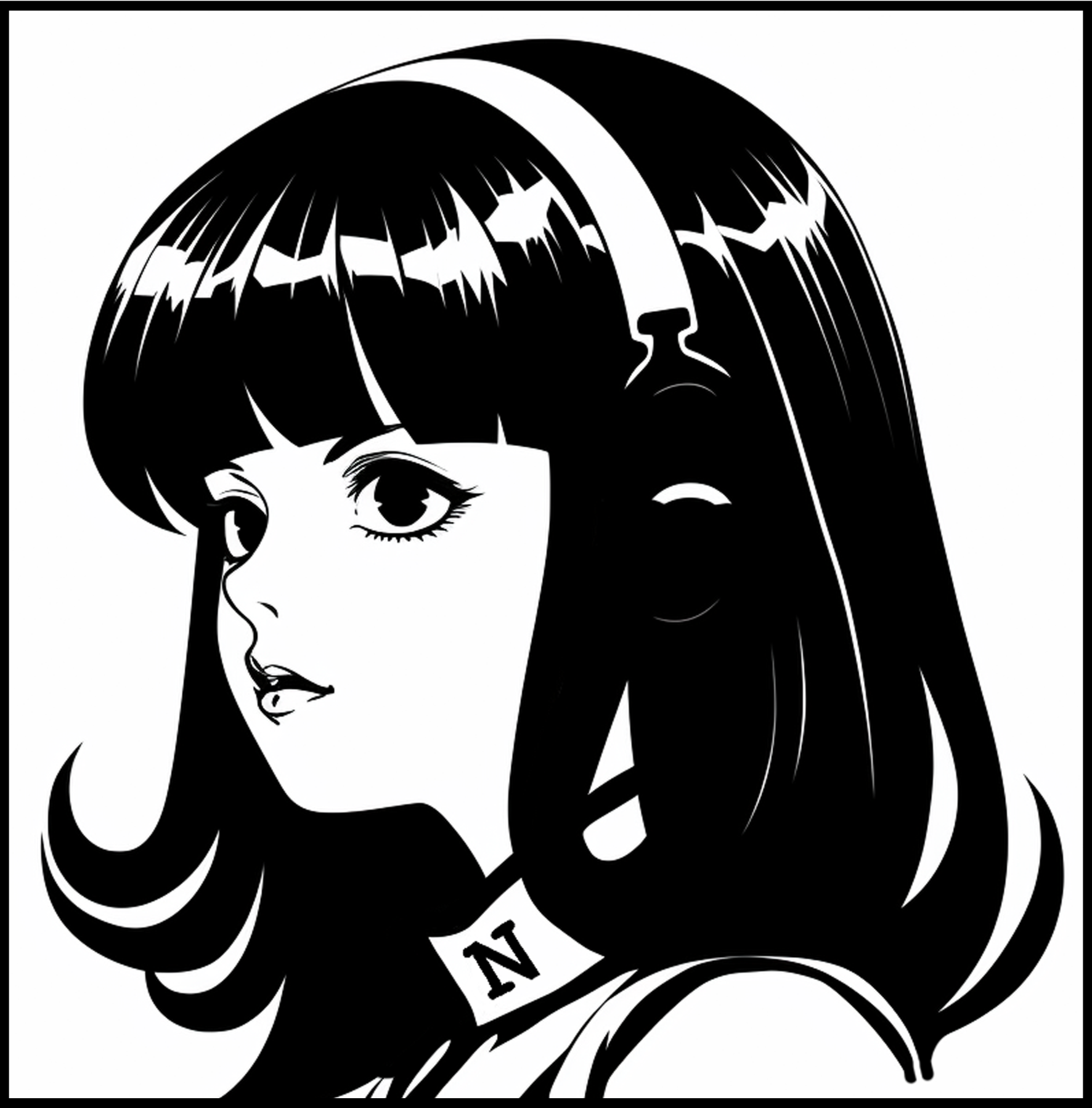 Hermes Agent cartoon woman logo
